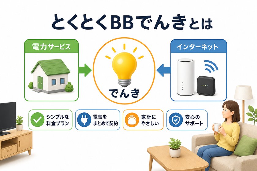構成図・フロー図:とくとくBBでんきとは